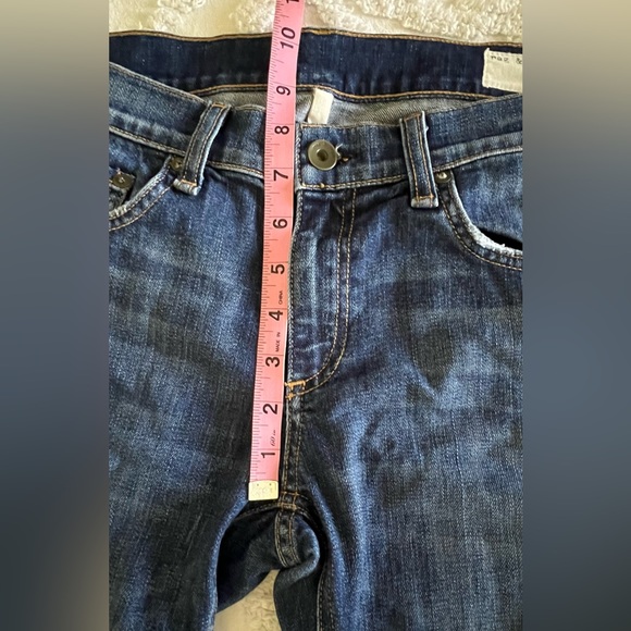 Rag & Bone Dre Capri Skinny Distressed Canyon Medium Wash Stretch Jeans 27 - Picture 10 of 13